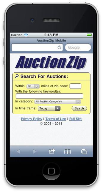 AuctionZip Mobile