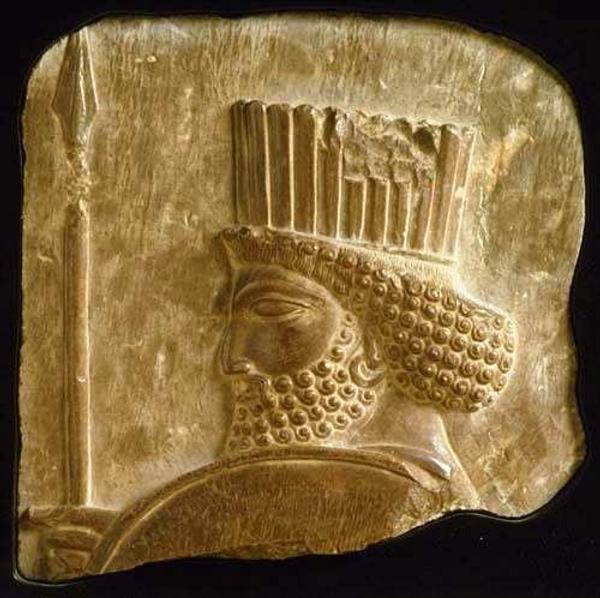 visual: Achaemenid Limestone Bas Relief_5thCentury BC 