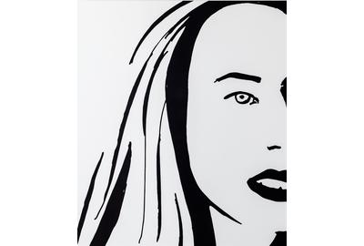 Alex Katz Porcelain Beauty - Ariel.  FRANK FLUEGEL GALERIE.