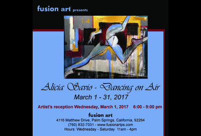 "Dancing on Air" by Alicia Savio at Fusion Art during March 2017 www.fusionartps.com