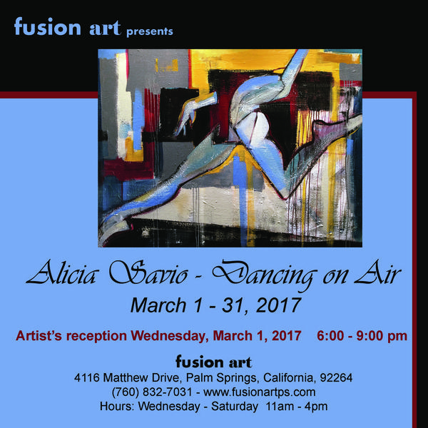 "Dancing on Air" by Alicia Savio at Fusion Art during March 2017 www.fusionartps.com