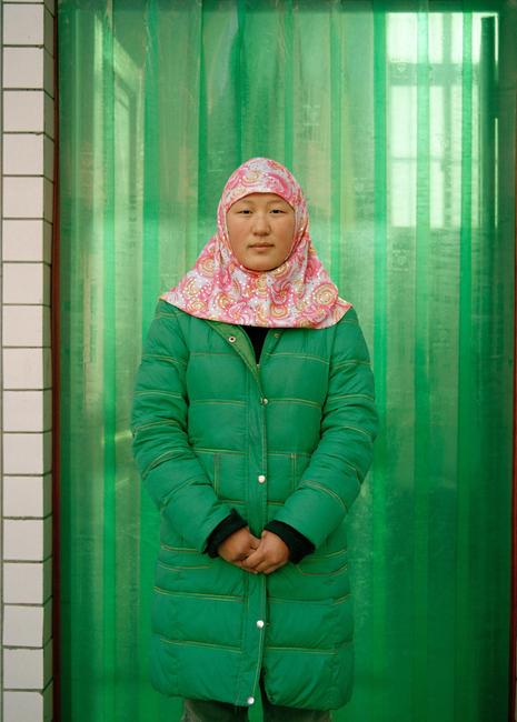 Lili Almog (Israeli) , Muslim Girl #14 , 2009.  From the series The Other Half of the Sky.  Archival pigment print.  Harvard Art Museums/Fogg Museum, Fund for the Acquisition of Photographs, 2019.80 .  © Lili Almog; courtesy of the artist