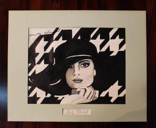 This stylized rendering of the French fashion design icon Coco Chanel, by the equally iconic Andy Warhol (not a print), will be sold August 8th.