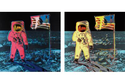 Andy Warhol’s "Moonwalk", 1987 (estimated at $200,000 - $300,000) is one of the highlights from Phillips' upcoming Evening Editions auction, with online bidding available on Invaluable.com.