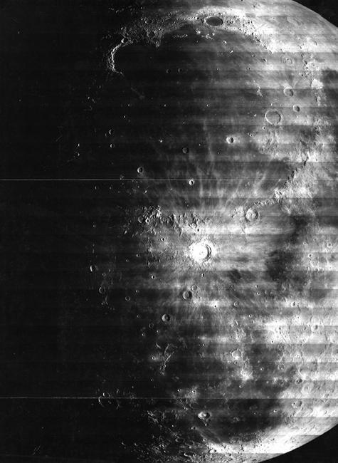 NASA- Lunar Orbiter IV The Moon - Crater Copernicus (at Charles Schwartz, Ltd., Booth 415