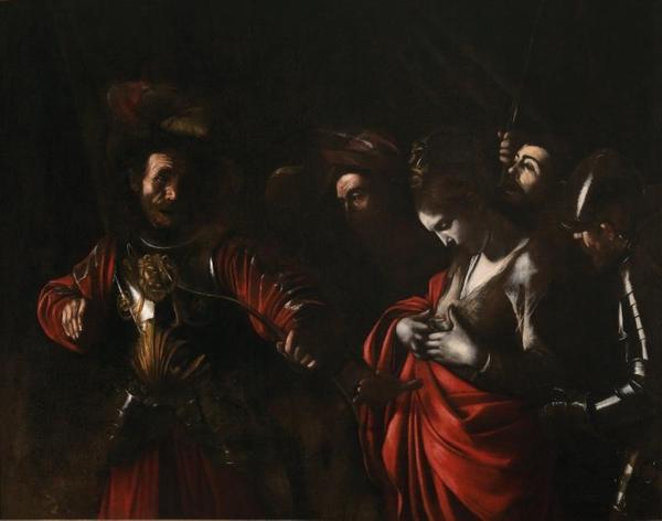 Caravaggio (Michelangelo Merisi) (Italian, Milan or Caravaggio 1571-1610 Porto Ercole).  The Martyrdom of Saint Ursula, 1610.  Oil on canvas.  Intesa Sanpaolo Collection, Palazzo Zevallos Stigliano, Naples 