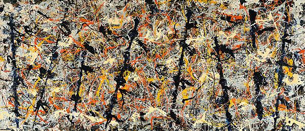 Jackson Pollock, Blue poles (Number 11, 1952), 1952.  Enamel and aluminium paint with glass on canvas, 212.1 x 488.9 cm.  National Gallery of Australia, Canberra.  © The Pollock-Krasner Foundation ARS, NY and DACS, London 2016