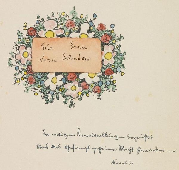 Hermann Hesse Piktors Verwandlungen Orig.  manuscript with watercolors.  1934 Estimate: € 15.000 