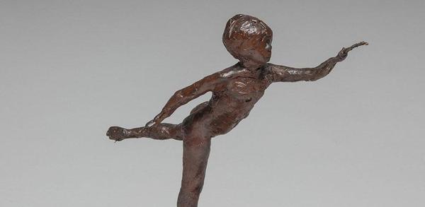 Edgar Degas, Dancer (Arabesque Over the Right Leg, Left Arm in Front), c.1882-95, Fitzwilliam Museum, Cambridge, UK.