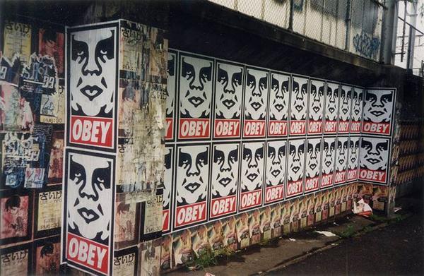 Shepard Fairey, Pasteup, Unknown, 1999.