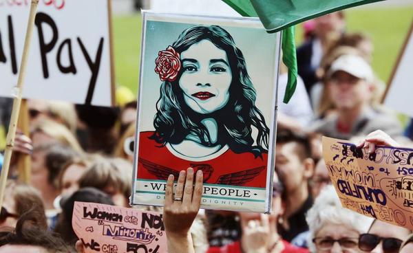  Women's March, Wellington, NZ, credit Andy McArthur