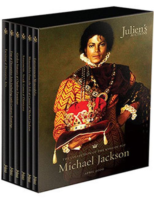 Michael Jackson Public Exhibition Five Catalog Box Set from Julien's Auction.