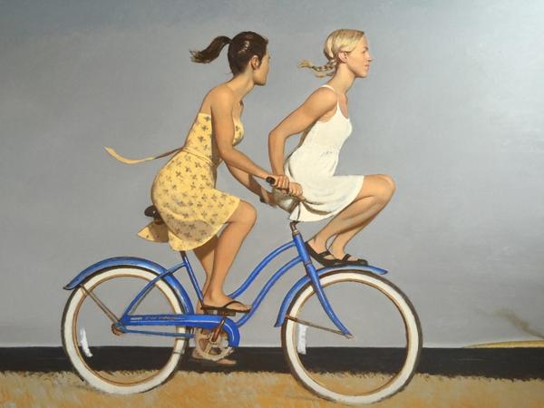 A painting by contemporary artist Bo Bartlett.  Available through the Sommerville Manning Gallery at this year's Philadelphia Antiques and Art Show, April 15-17 at The Navy Yard.