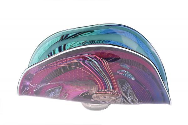 Art Glass, James Nowak, Clamshell Sculpture