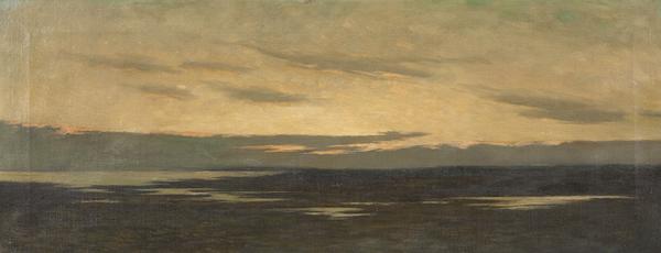 Arthur Hoeber's "Sunset on the Marshes" (Hyannisport).  