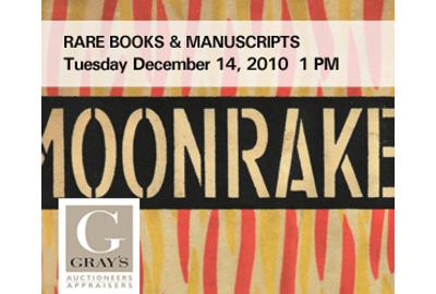 Rare Books Auction, Dec 14, 1pm