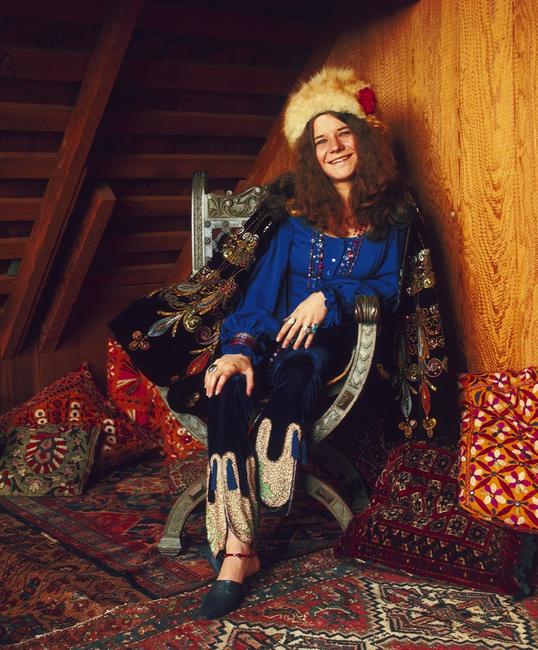 Janis Joplin, San Francisco, 1968, archival inkjet print.  Baron Wolman, born 1937.  