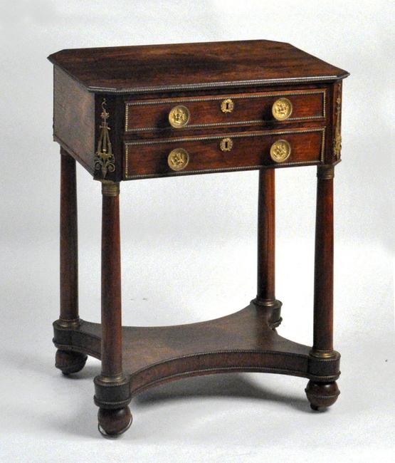 New York Classical Rosewood Work Table