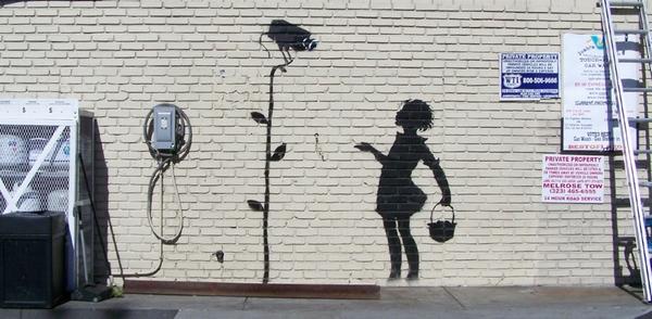 Banksy, Flower Girl