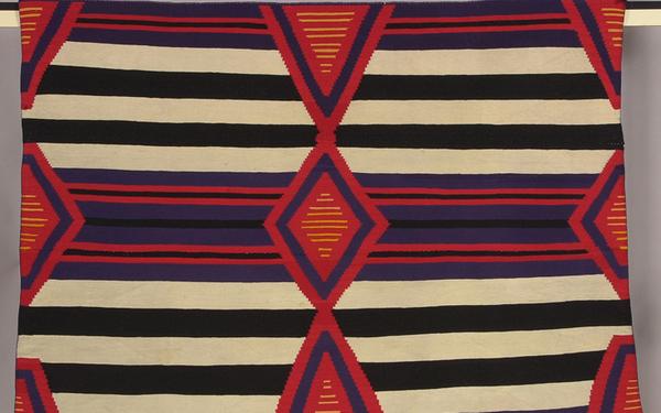 Third Phase Navajo Chief’s Blanket.  Bruce Museum Collection 68.25.05.