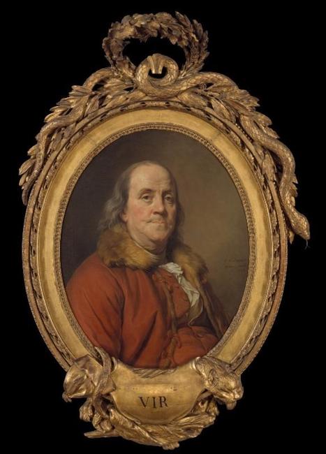 Joseph Siffred Duplessis (French, Carpentras 1725–1802 Versailles).  Benjamin Franklin (1706–1790).  1778.  Oil on canvas.  The Metropolitan Museum of Art, The Friedsam Collection, Bequest of Michael Friedsam, 1931.  