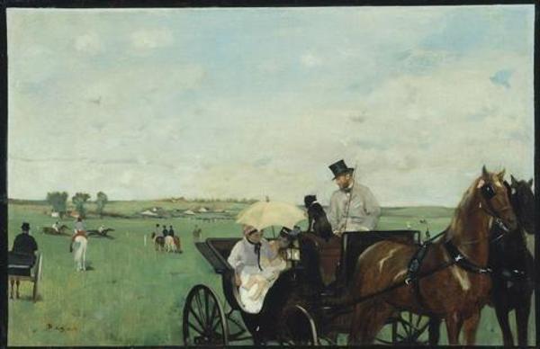 At the Races in the Countryside by Edgar Degas