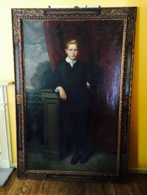 This important life-size portrait painting by the German artist Georg Papperitz (1846-1918), depicting William Austin, Jr.'s uncle John E.  DuPont, will be sold at auction on Feb.  28th.