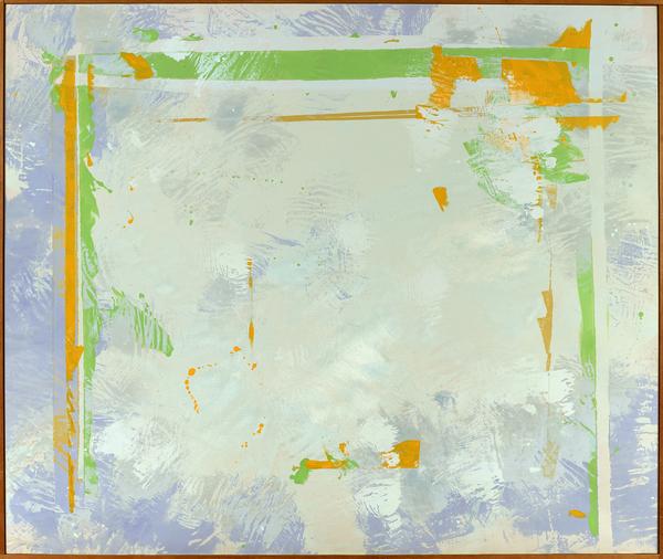 Walter Darby Bannard, The Plains #2, 1970, Alkyd resin on canvas, 78 x 92 inches.  Courtesy of Berry Campbell Gallery.  