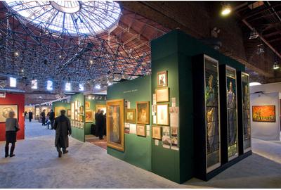 View of the BIFAS 2013, with William Vareika Fine Arts (RI) in the foreground.