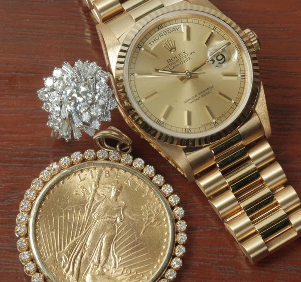 Items for him and her at the December 9th Fine & VIntage Jewelry Auction with Gems, Timepieces, Coins, Couture, & more.