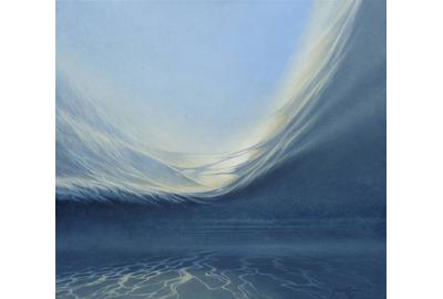 Bekir Smolski,Oceans,Oil on Canvas,26''x28.5''