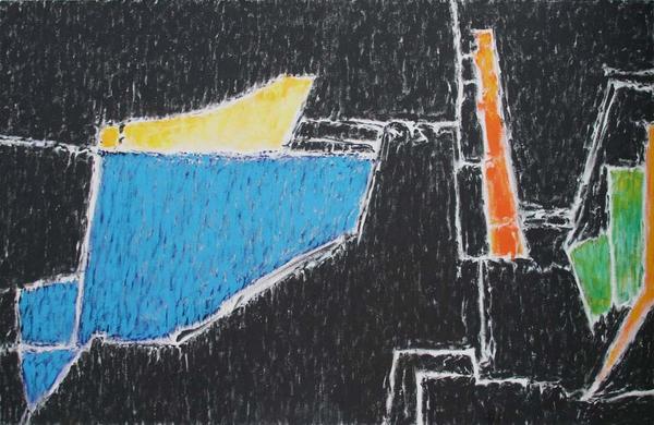 Seymour Boardman, No.  1, December 1984, Oil on canvas, 40" x 60"