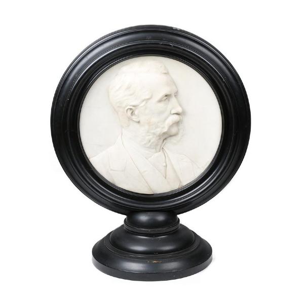 Marble portrait of the prominent Canadian lawyer, author and politician Henry Corry Rowley Becher (1817-1885) by Sir Joseph Edgar Boehm (1834-1890) (est.  $6,000-$8,000).