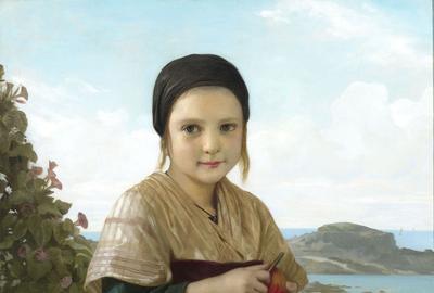 In this 1868 painting, entitled Jeannie, Bouguereau demonstrates why his is considered one of the greatest painters of human form and emotion.