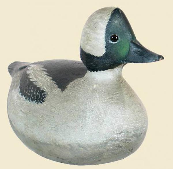 This early bufflehead drake decoy by A.  E.  Crowell could fetch $125,000-$175,000.