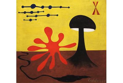 Alexander Calder, "Untitled", 1945, Oil on Canvas