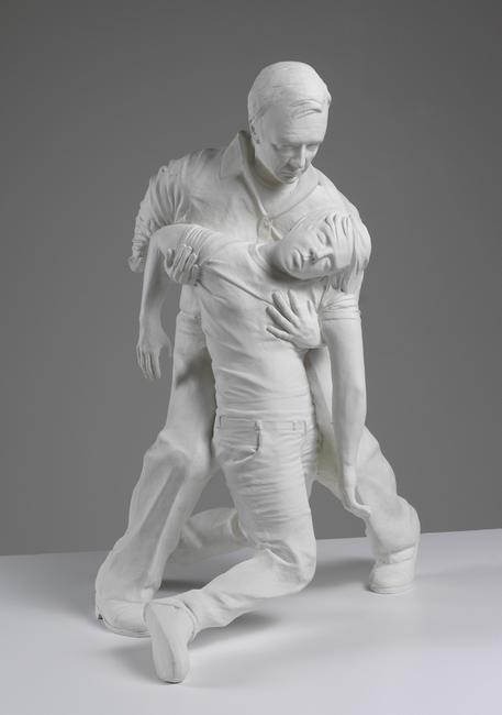 Tony Tasset, Pieta, Ed.  1/3, 2007, Cast hydrocal.  Smart Museum of Art, The University of Chicago, Purchase, Paul and Miriam Kirkley Fund for Acquisitions, 2008.48.