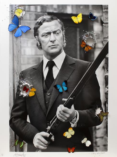 Hollywood Re-loaded Michael Caine by Bran Symondson & Terry O'Neill, 2019 (76.2 cm x 101.6 cm) 