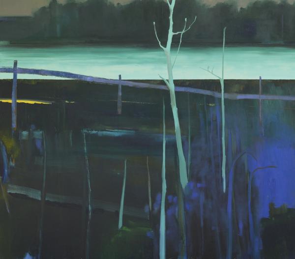 Canal by Jena Thomas, Oil on canvas, 60" x 71", 2015