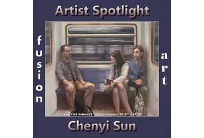 Chenyi Sun Wins Fusion Art's Artist Spotlight Solo Art Exhibition www.fusionartps.com