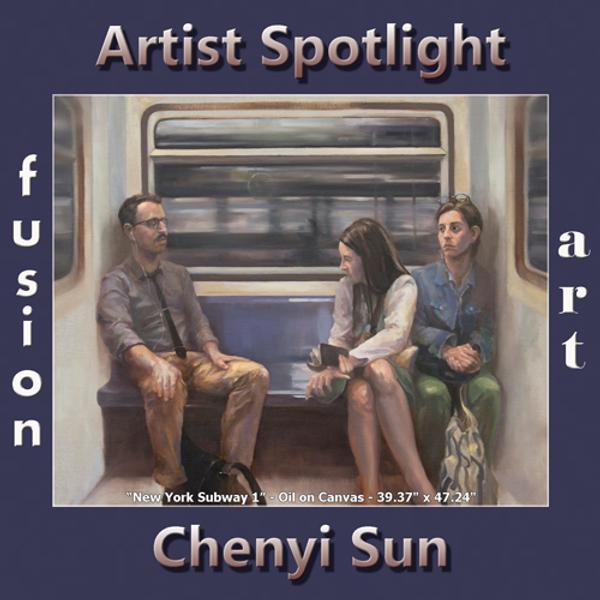 Chenyi Sun Wins Fusion Art's Artist Spotlight Solo Art Exhibition www.fusionartps.com