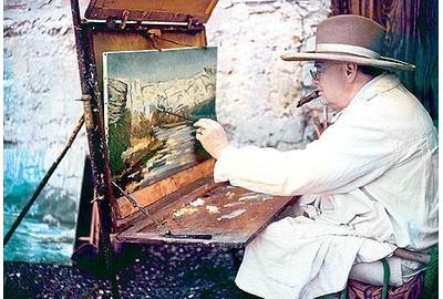 Few people realize that Churchill was a gifted artist.  