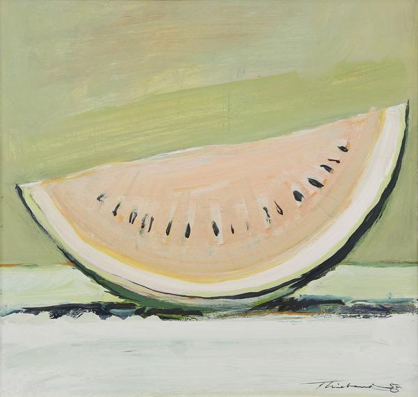 Thiebaud’s 1958, Watermelon Slice