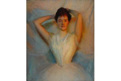 Edmund Tarbell's "An Opal" sizzled up to six-figures at Copley auction