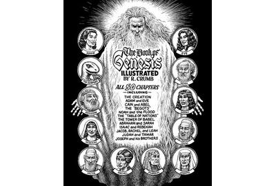 R.  Crumb, "The Book of Genesis Illustrated by R.  Crumb," 2009, title page