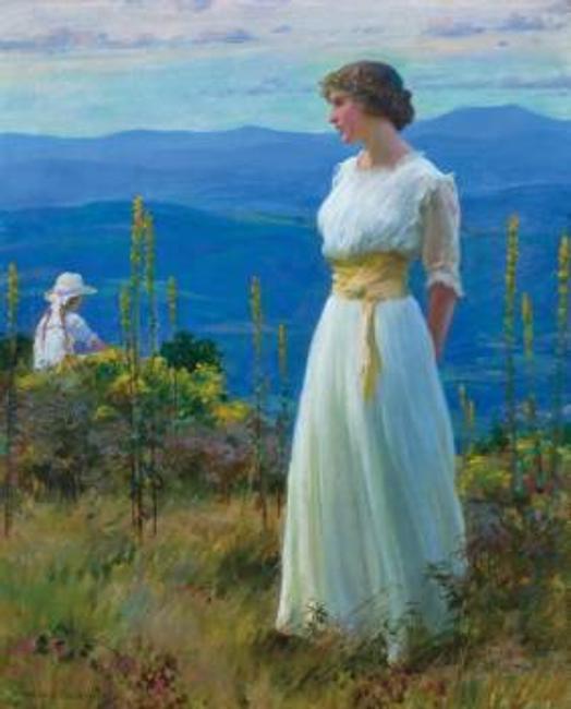 Already consigned in this beautiful oil on canvas by Charles Courtney Curran (Am., 1861-1942).