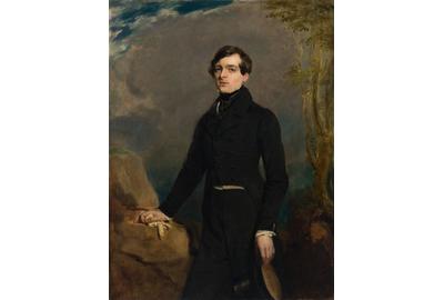 Eugène Delacroix (1798-1863), Portrait of Charles-Etienne-Raymond Victor de Verninac (1803-1834), the Artist's Nephew.  Est.  $300,000-400,000.