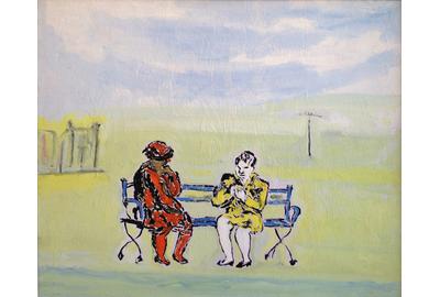 Two Women on a Park Bench (Rosa Parks)