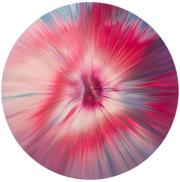  Damien Hirst’s Beautiful Remastered Rubellite Tourmaline Painting (2007) – Presented by Jerome Zodo Gallery