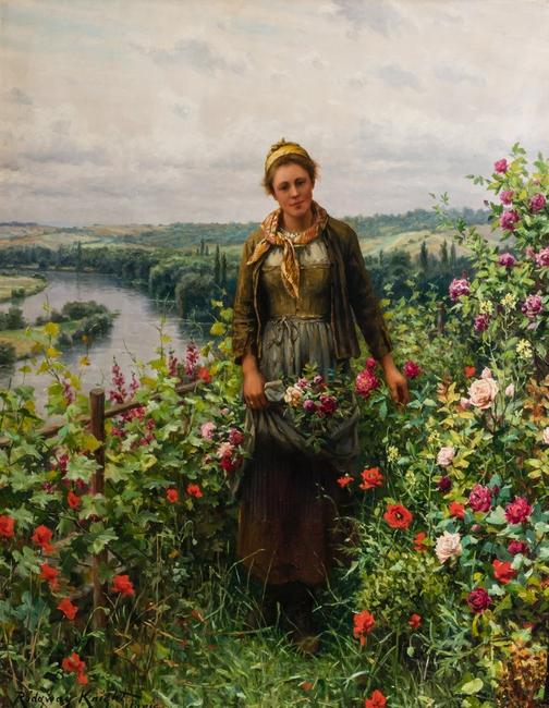 This original painting by Daniel Ridgway Knight is expected to realize $150,000-$250,000 at Shannon's Fine Art Auctioneers' April 23 auction.